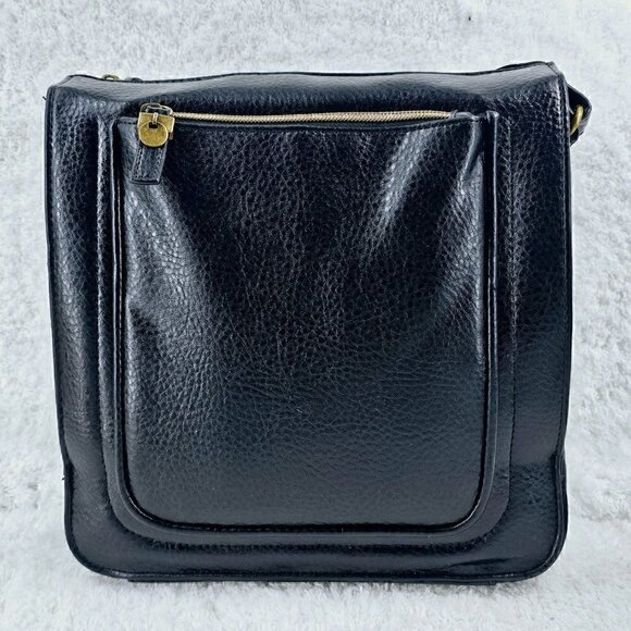 Relic Brand Black Faux Pebble Leather Crossbody - Picture 11 of 12